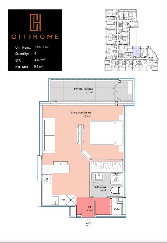 Image of Apartment - 1 Bathrooms for Rental in CitiHome-Gibraltar, Image 8
